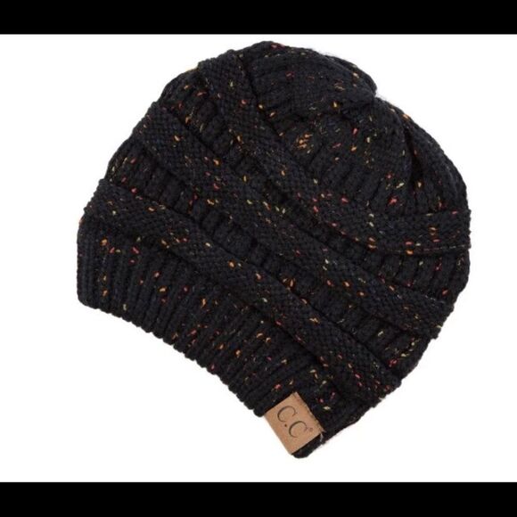 CC  Messy bun ! Ponytail Beanie Hat Cutest - Picture 5 of 16